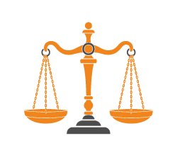 Icon of a court scale.